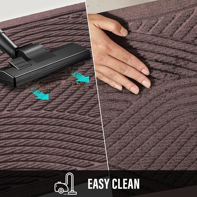Sturdy Front Door Mat, Absorbent Muddy Dirt Resist Welcome Door Mats Outdoor - Image 6
