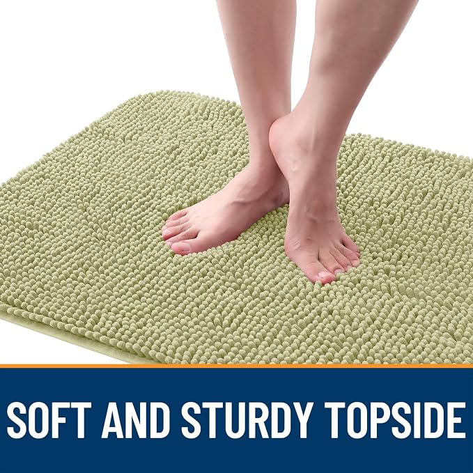 OLANLY Dog Door Mat for Muddy Paws 45x27, Super Absorbent Chenille Mud Mat | - Image 4