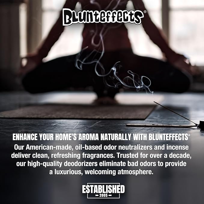 Blunteffects Hand-Dipped Incense Sticks - Premium 144-Pack Variety Set, 12 Different Scents, 11" Long, USA-Made Aromatherapy with Long Burn Time (12 Pack, 144 Total Sticks)