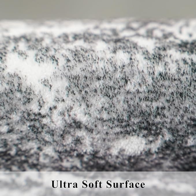 Washable 2X10 Kitchen Area Rug: Entryway Abstract Rug Runner Soft Bedroom - Image 7