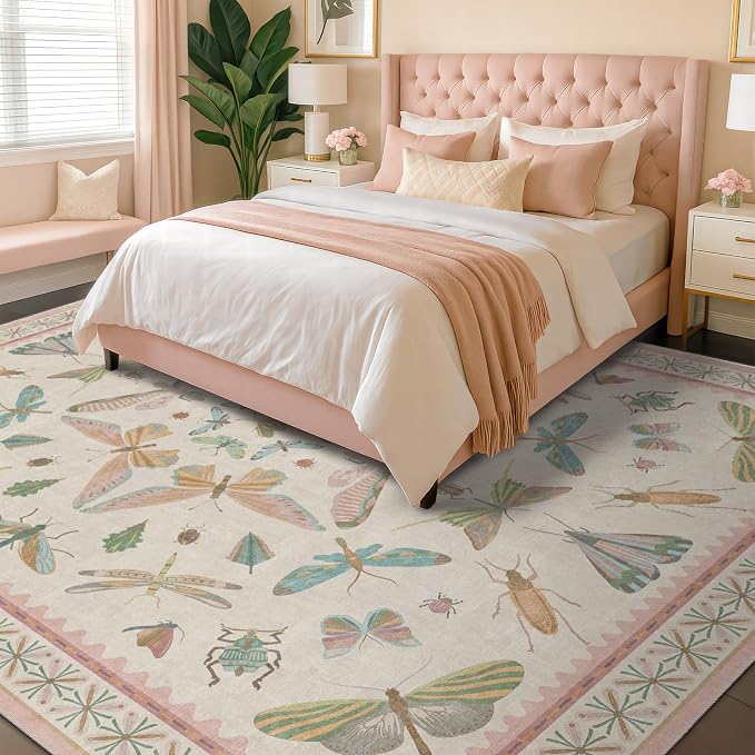 Cute Rugs for Bedroom Girls by HazoHaus