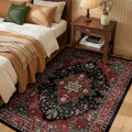 RELEANY Washable Area Rug, Water Repellent, Pet Friendly, Vintage Floral Boho by RELEANY