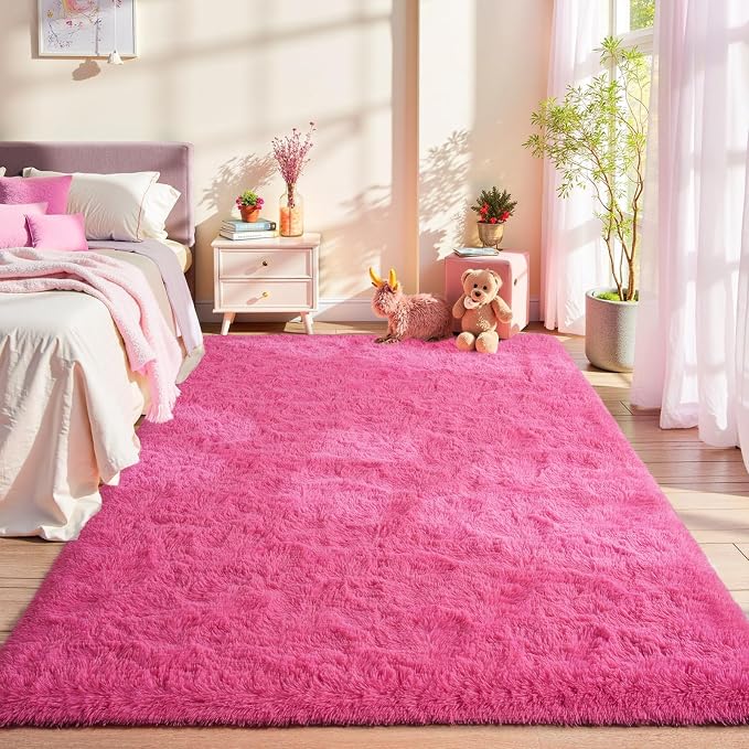 LOCHAS Area Rugs Fluffy Living Room Carpets - Image 2