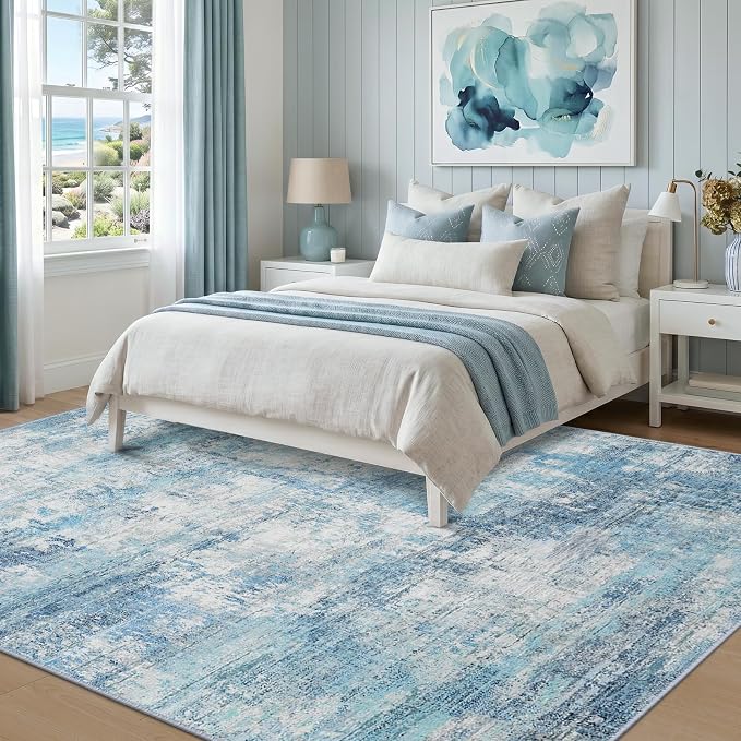 RELEANY Washable 6'x9' Abstract Area Rug - Image 3