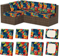 8Pcs Outdoor Cushion Covers, Stretch Patio Furniture Couch Chair Slipcovers | by VORSHAPE