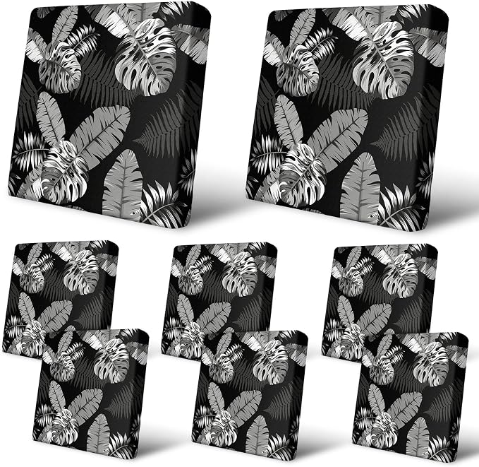 8Pcs Patio Cushion Covers Stretch Outdoor Furniture Protector Slipcovers | by pickyNproud