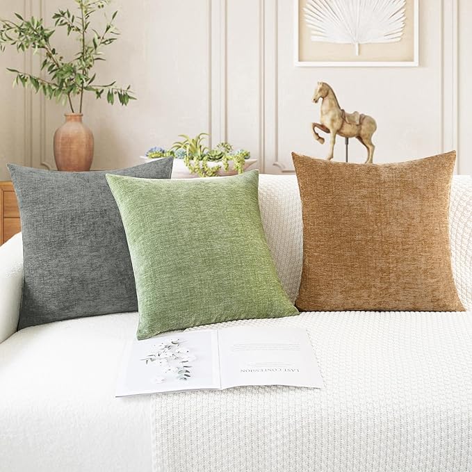 CaliTime Decorative Couch Throw Pillow Covers 26 X 16 Inches Apricot Brown | - Image 5