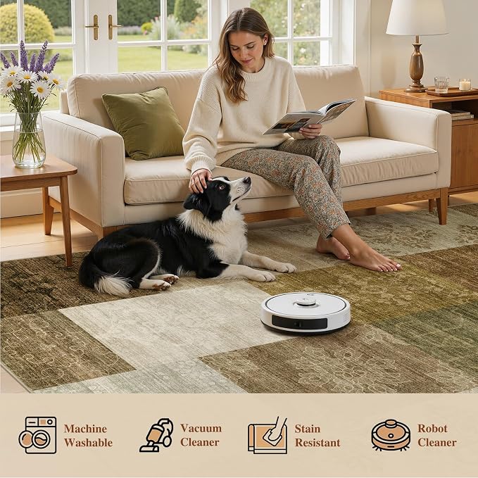 UERMEI 10x12 Area Rug for Living Room - Image 5