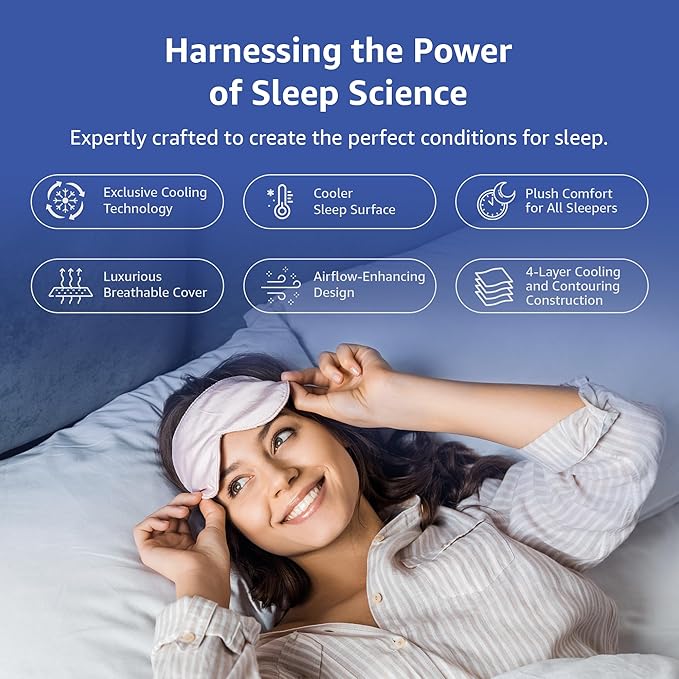 ROOST SLEEP Memory Foam Mattress, 12-Inch King – Cool Cloud Gel Foam Bed with Plush Pressure Relief and Supportive Comfort – Cooling Sleep Surface for Deeper Rest