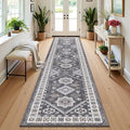 HEBE Boho Kitchen Mats for Floor 24''x120'', Non Slip Washable Runner Rug | by HEBE