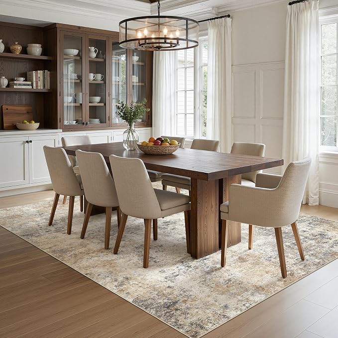 UERMEI 10x14 Washable Area Rug - Image 4
