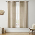 Taupe Burlywood Curtains 63 Inch Length by Nanspring
