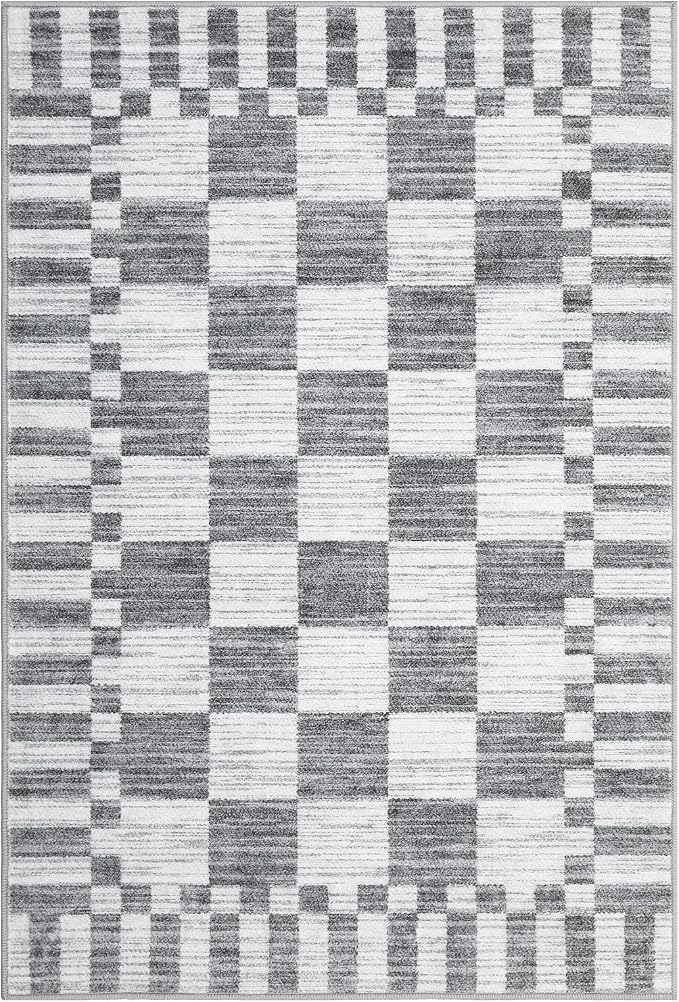 GarveeHome Checkered Washable 2x3 Rug Small Area Rugs Non-Slip - Image 5