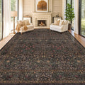Dark Brown 10x14 Area Rugs for Living Room by HazoHaus