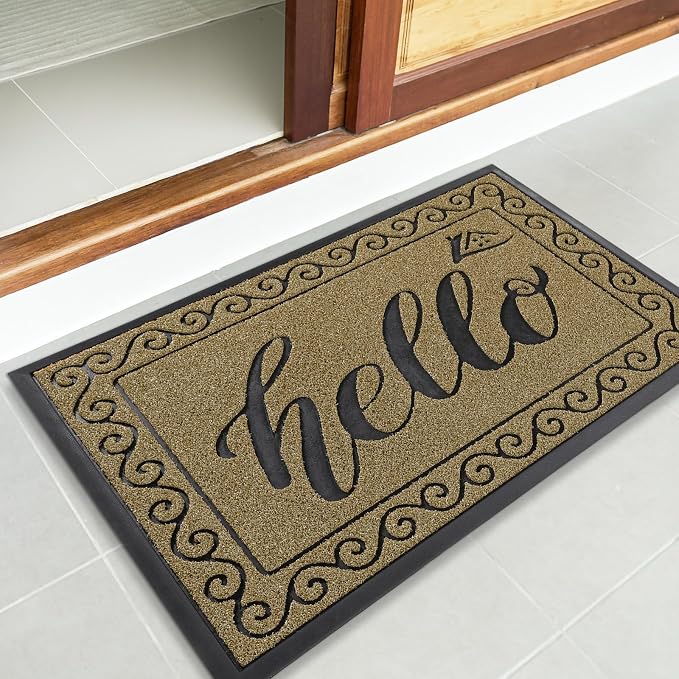 Yimobra Welcome Mats for Front Door 36x24, Heavy Duty Waterproof Outdoor Door - Image 7