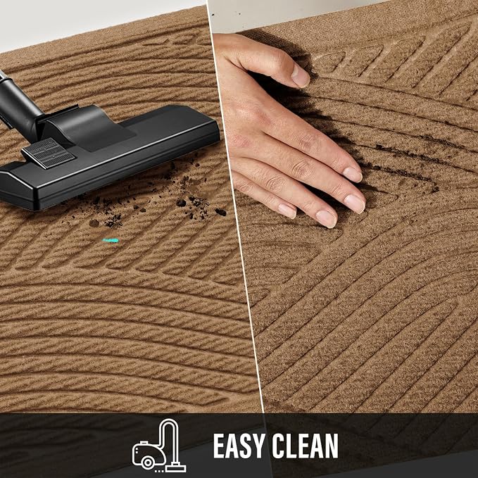 Sturdy Front Door Mat, Absorbent Muddy Dirt Resist Welcome Door Mats Outdoor - Image 7