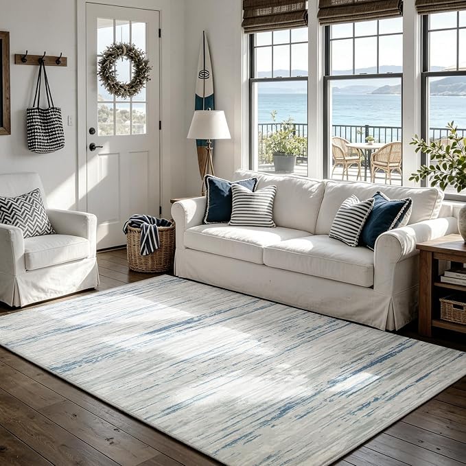 5x7 Washable Area Rug for Living Room, Dining Room, Playroom | Ultra Soft - Image 6