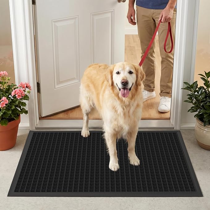 Front Door Mat Outside Entrance, Heavy Duty Waterproof Doormat | 31.5"x20" - Image 9