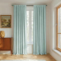 NICETOWN Linen Blackout 108 inch Curtains by NICETOWN