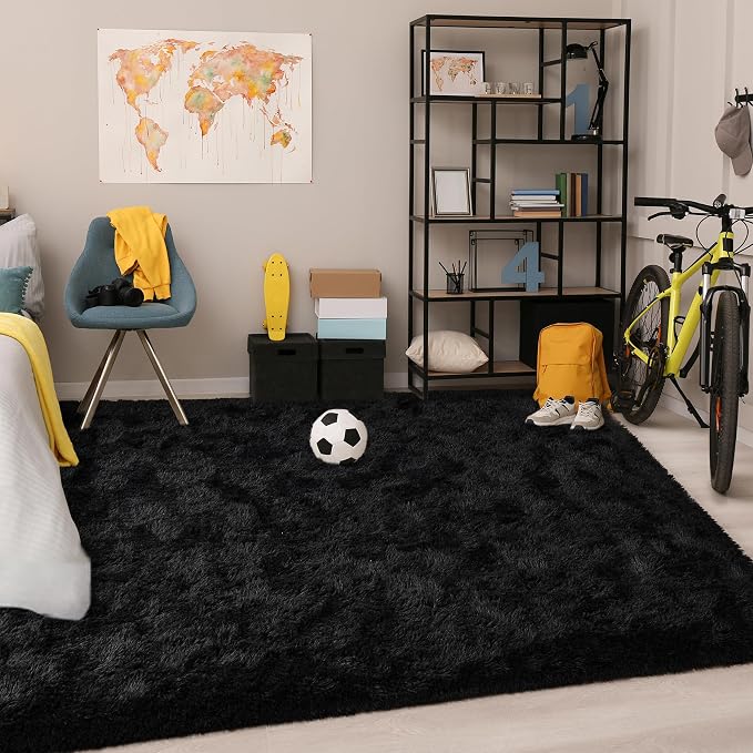 Chicrug Soft Area Rugs for Bedroom Living Room Plush Fluffy Rug 6x9 | Shag - Image 7