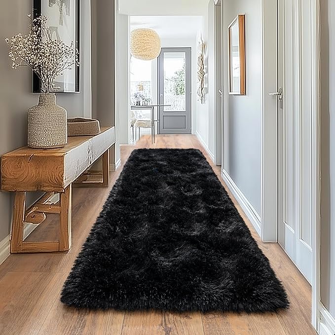 Pionblank Fluffy Runner Rugs for Bedroom 2x6, Plush Soft Fuzzy Bedside Carpet - Image 7