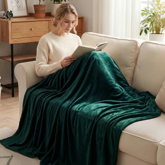 Exclusivo Mezcla Soft Large Fleece Throw Blanket - Image 2