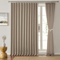 Extra Wide Pinch Pleated Blackout Living Room Bedroom Curtains, Triple Weave by KEQIAOSUOCAI
