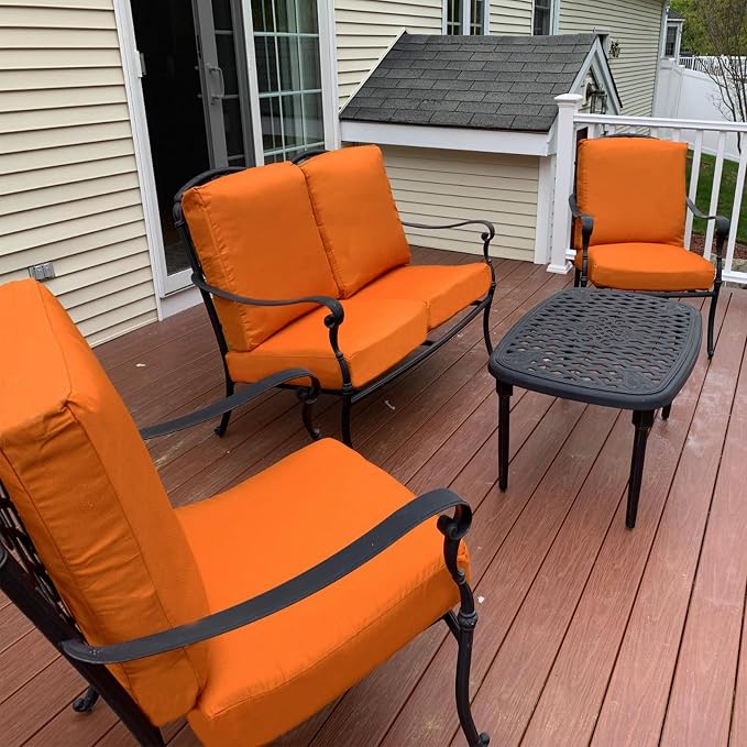 Sqodok Outdoor Cushion Covers 24x24 inch, Wicker Chair - Image 3