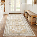 AMADA HOMEFURNISHING 2x6 Washable Runner Rug, Low-Profile Kitchen Rugs by AMADAHOMEFURNISHING