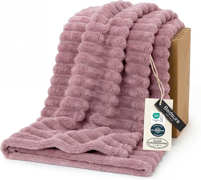 Bedsure Soft Pink Throw Blanket by Unknown
