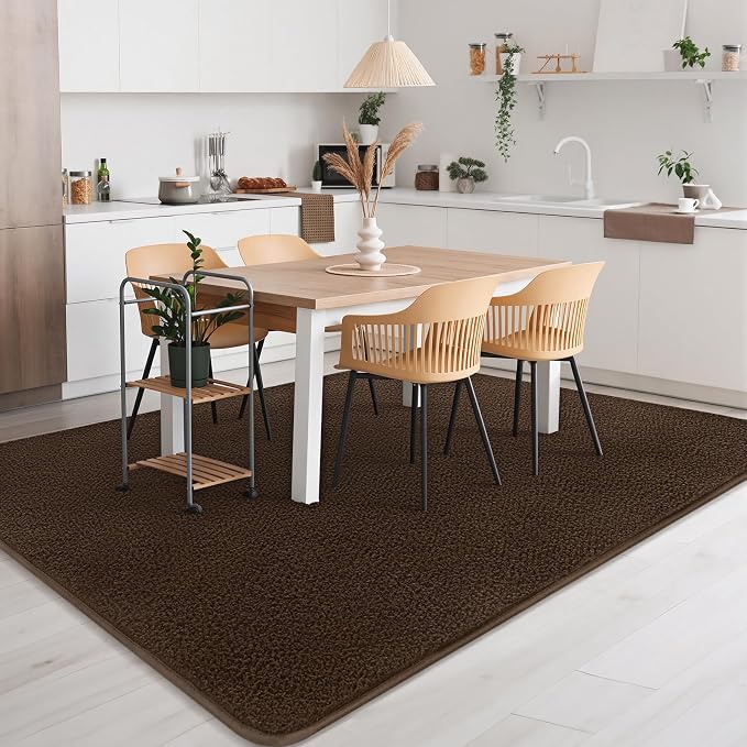3x10 Runner Rug for Hallway, Long Runner Rugs Non Slip, Coffee | Soft Washable - Image 8
