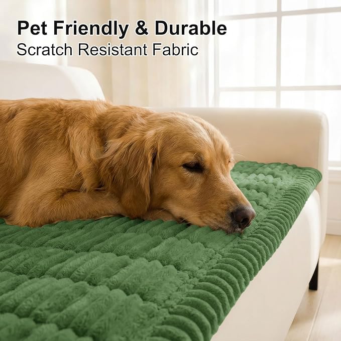 Smiry Couch Cover for Dogs, Non Slip Washable Sofa Protector for Pets | Soft - Image 4