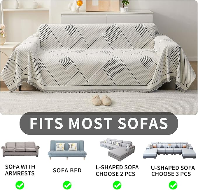 HAOMAIJIA Non Slip Couch Cover Sofa Covers - Image 5