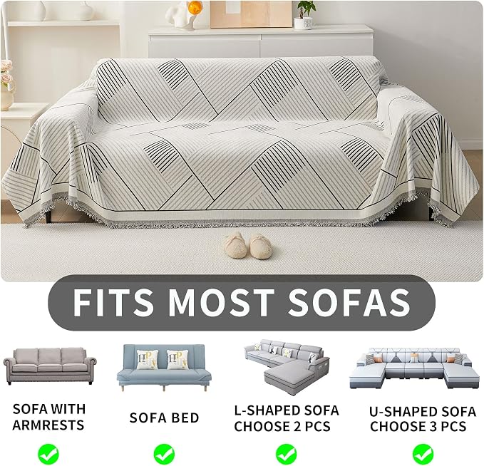 HAOMAIJIA Non Slip Couch Cover Sofa Covers - Image 5