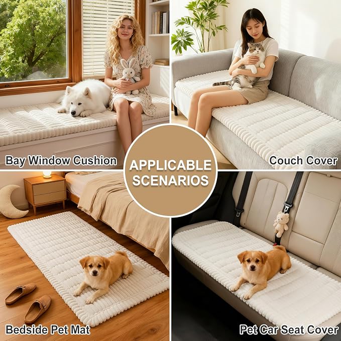 Couch Cover for Dogs, Washable Non Slip Plush Flannel Sofa Protector | Thick - Image 4