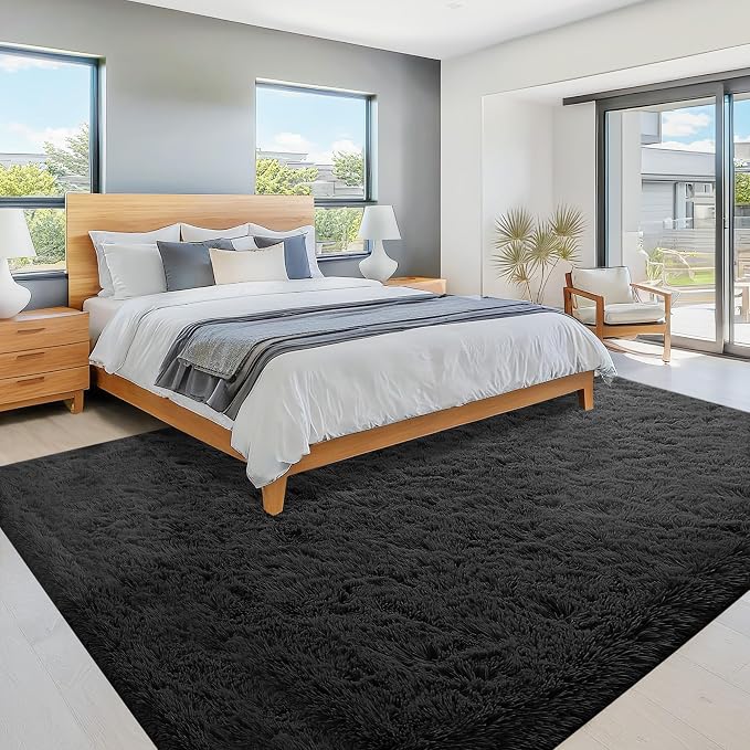8x10 Area Rugs for Living Room: Fluffy Shag Soft Washable Rug Large Fuzzy Plush - Image 7
