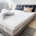 Airensky 4 Inch Memory Foam Mattress Topper, Cooling Gel Infused High Density Full (45"x75") Topper with Removable Skin-Friendly Cover, Bed Topper for Pressure Relief Back Pain, CertiPUR-US Certified