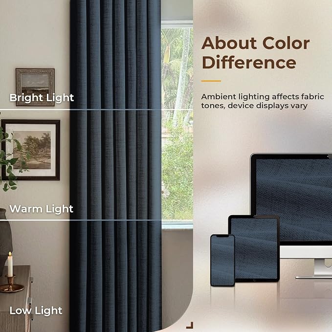 INOVADAY 100% Blackout Curtains - Image 8