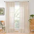 BGment Linen Curtains 84 Inch Length by BGment