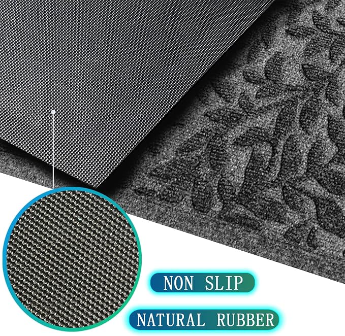 Bulijojo Sturdy Front Entrance Doormats, Durable Heavy Duty Welcome Mat - Image 2