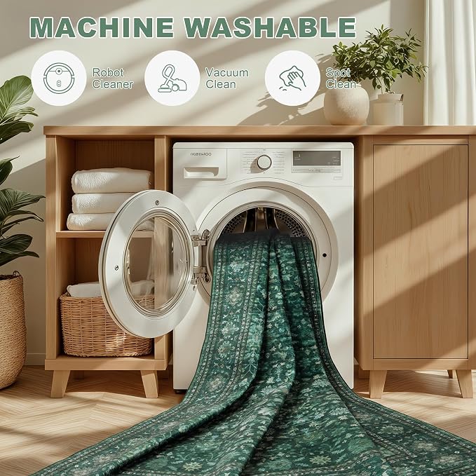 2x3 Area Rugs Living Room: Washable Rug - Image 6