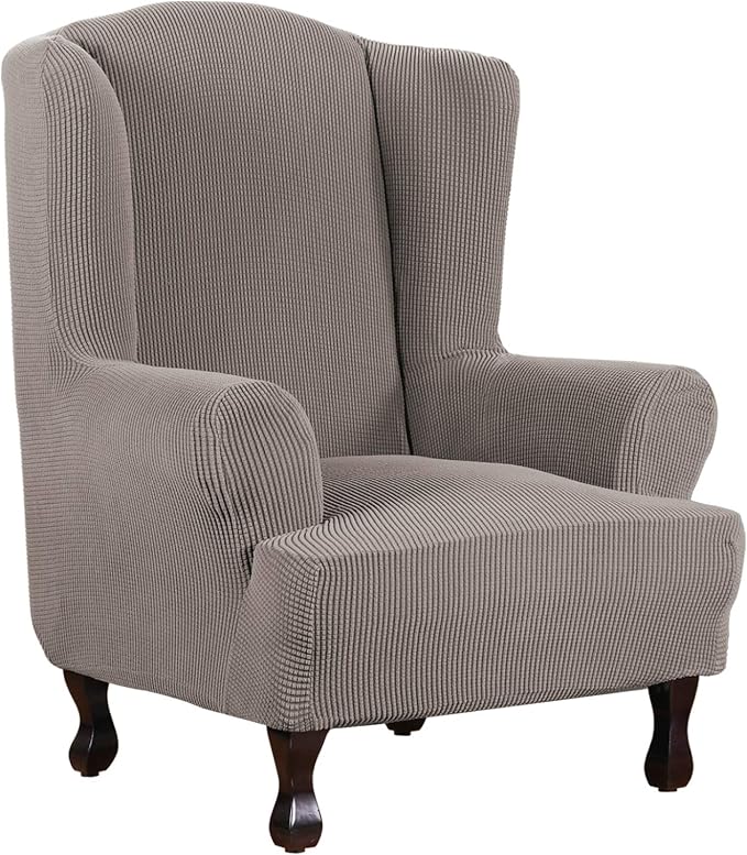 H.VERSAILTEX Wing Chair Slipcover Chair Covers by HVERSAILTEX