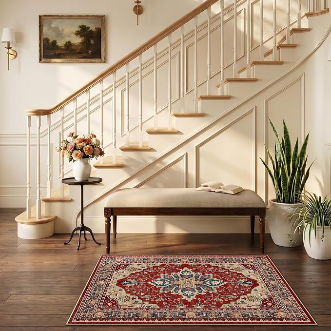 RELEANY Washable Area Rug, Small 2'6"x4', Water Repellent, Pet Friendly - Image 2