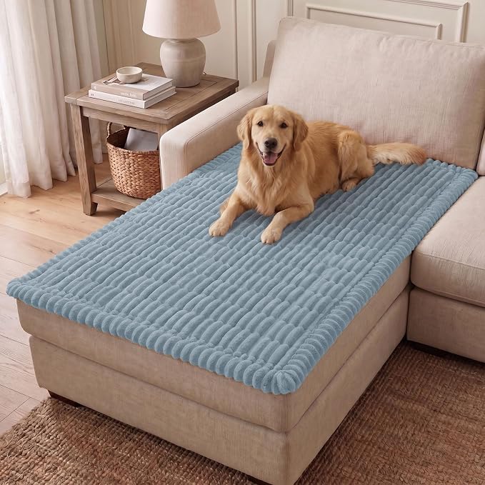 Couch Cover for Dogs, Washable Non Slip Plush Flannel Sofa Protector | Thick by hyha