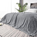 BEDELITE 3D Ribbed Jacquard Grey Full Size Blankes by BEDELITE