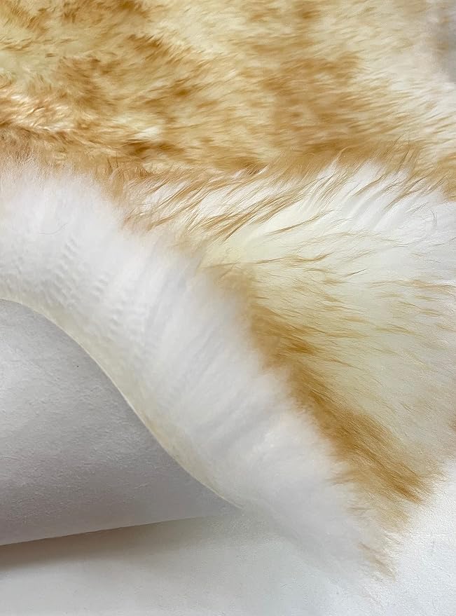 HUAHOO Premium Genuine Sheepskin Rug Real Australia Sheepskin Natural Luxury - Image 4