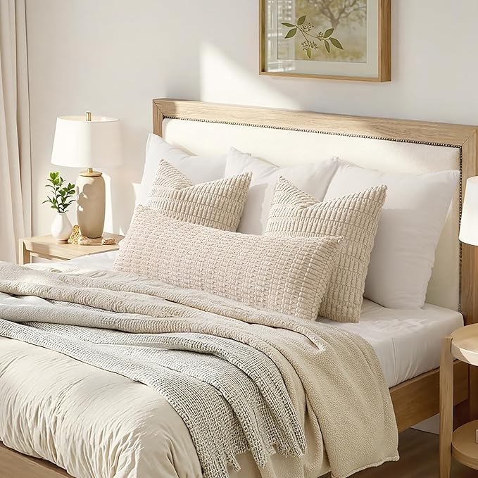 MIULEE Lumbar Corduroy Throw Pillow Cover - Image 2