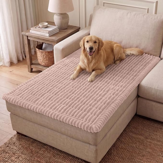 Couch Cover for Dogs, Washable Non Slip Plush Flannel Sofa Protector | Thick by hyha