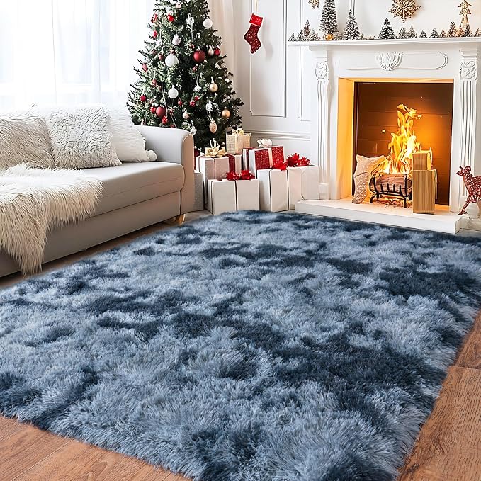 Super Fluffy Area Rug for Living Room 5x7, Shaggy Carpet by PIONBLANK