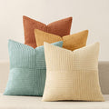 MIULEE Fall Boho Farmhouse Decorative Throw Pillow Covers 18x18 Inch 4 Packs by MIULEE